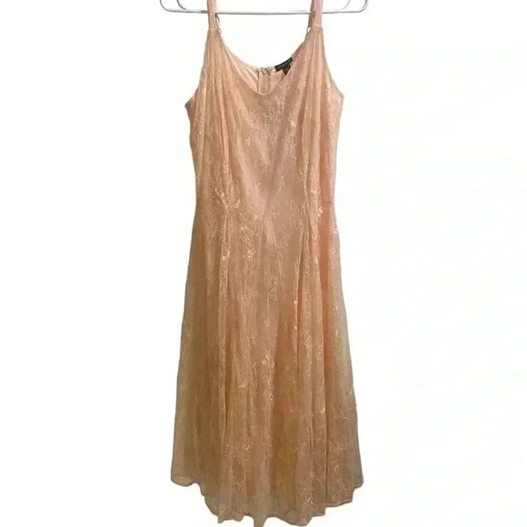 Torrid Runway Collection Peach Lace Dress Size 10 - Picture 1 of 6